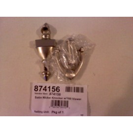 Prime-Line Products New Satin Nickel Knocker w/ 160 Viewer MPN 874156 Prime-Line Products (Qty 1/pk)