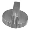 Bosch 10012162 Range Burner Control Knob (Stainless Steel)