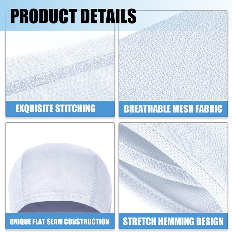 LUHOHI 2PCS White Sheisty Football Ski Mask, Baklava Shisty Full