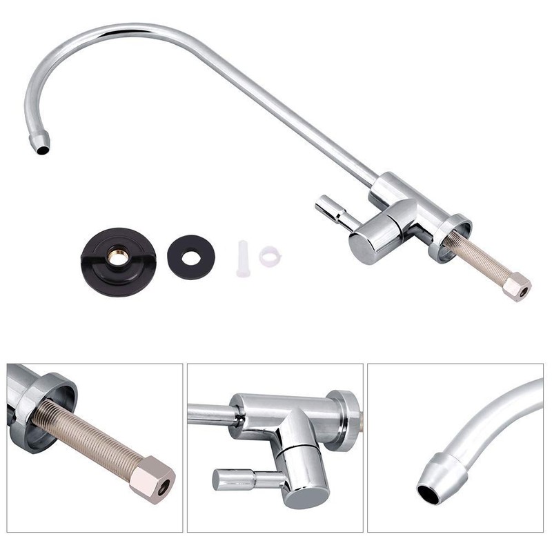 Kitchen Tap Stainless Steel 360 Degree Rotatable Tap Chrome Reverse
