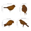 SVUPUE Metal Birds, Rusty Birds Decoration, 4 Patina Birds with