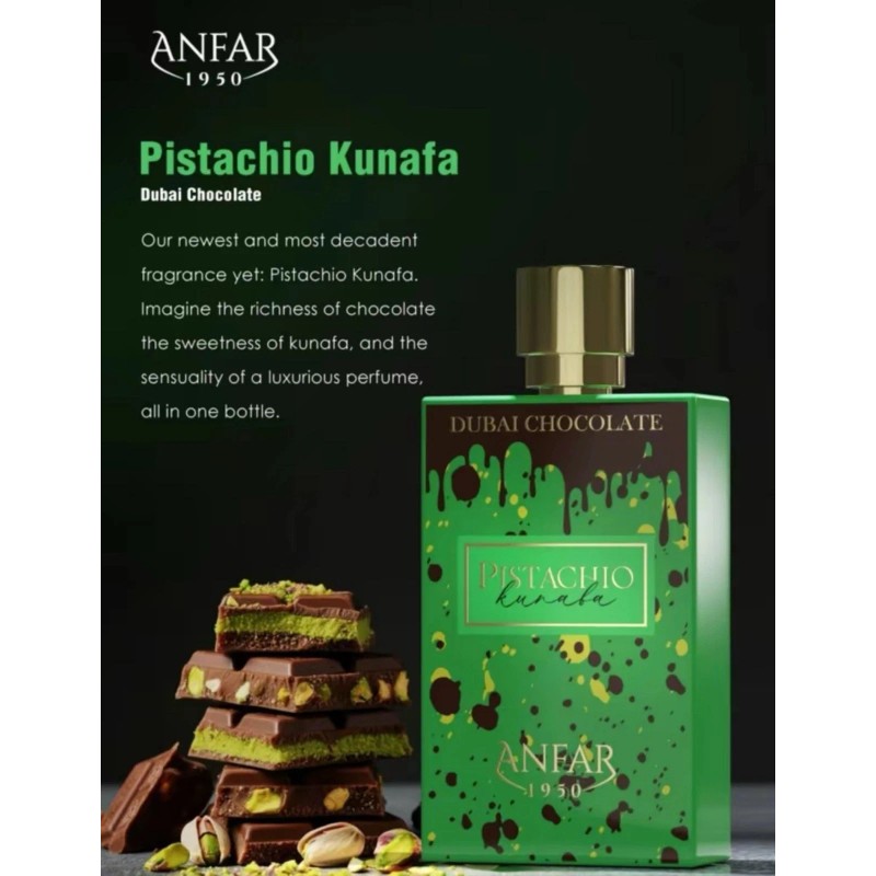 anfar Dubai Chocolate Pistachio Kunafa by ANFAR 80ml EXTRAIT DE
