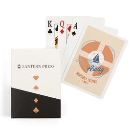 Lantern Press Whidbey Island, Washington, Dockside Series, Sailing Away (52 Playing Cards, Poker Size Card Deck with Jokers)