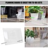 Operitacx 1 Set Acrylic Dry Erase Board and Advertisement Nails