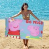 WFKKMEQ Pig Beach Towel, Pig Kids Super Soft Feel Towel,