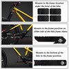 CHENNAN Bicycle Frame Protection Carbon Sticker Bicycle Frame Protection Sticker