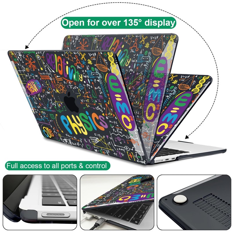 LCMOCICO for MacBook Air 15 inch Case 2025 2024 2023