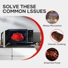 2 in 1 Microwave Splatter Cover, Large Plastic & Silicone