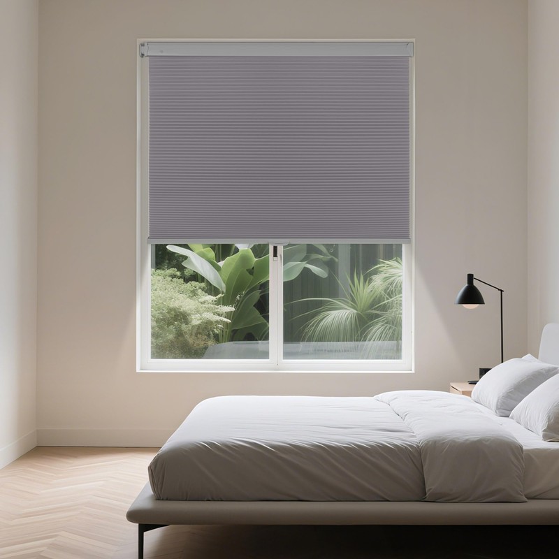 Allesin Zen No Drill Blinds for Windows Blackout Cordless Cellular