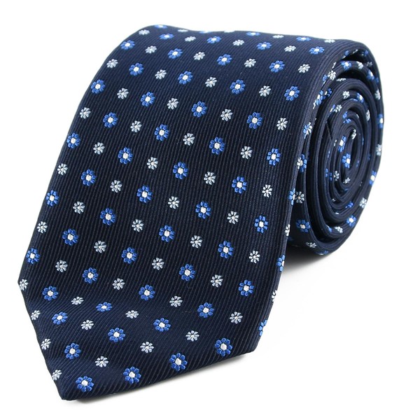MICHI CORONDON Brand Necktie, Made in Japan, 100% Silk, Jacquard