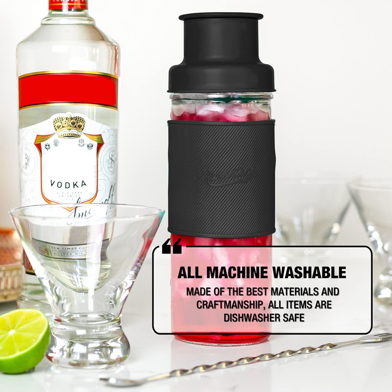 Masontops Cocktail Shaker Lids – Compatible with any Regular Mouth