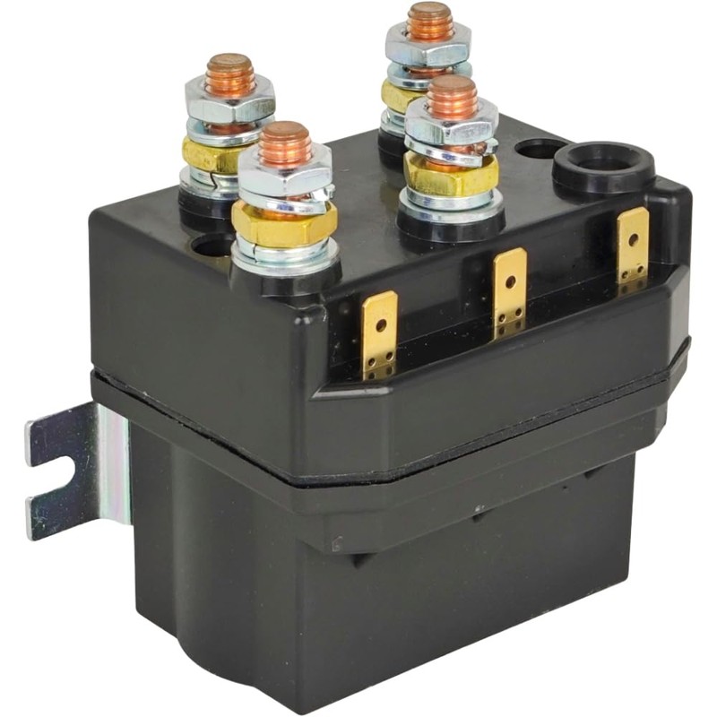 XYZIL 12V 500A Winch Solenoid Relay Contactor for 8000lbs-15000lbs 4WD