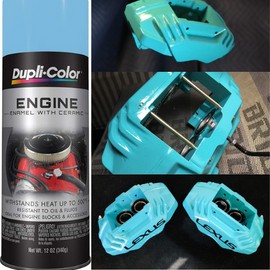 Dupli-Color Blue Primer Coating Engine Caliper Brake Rotor Drums Resist Temp High Heat Paint