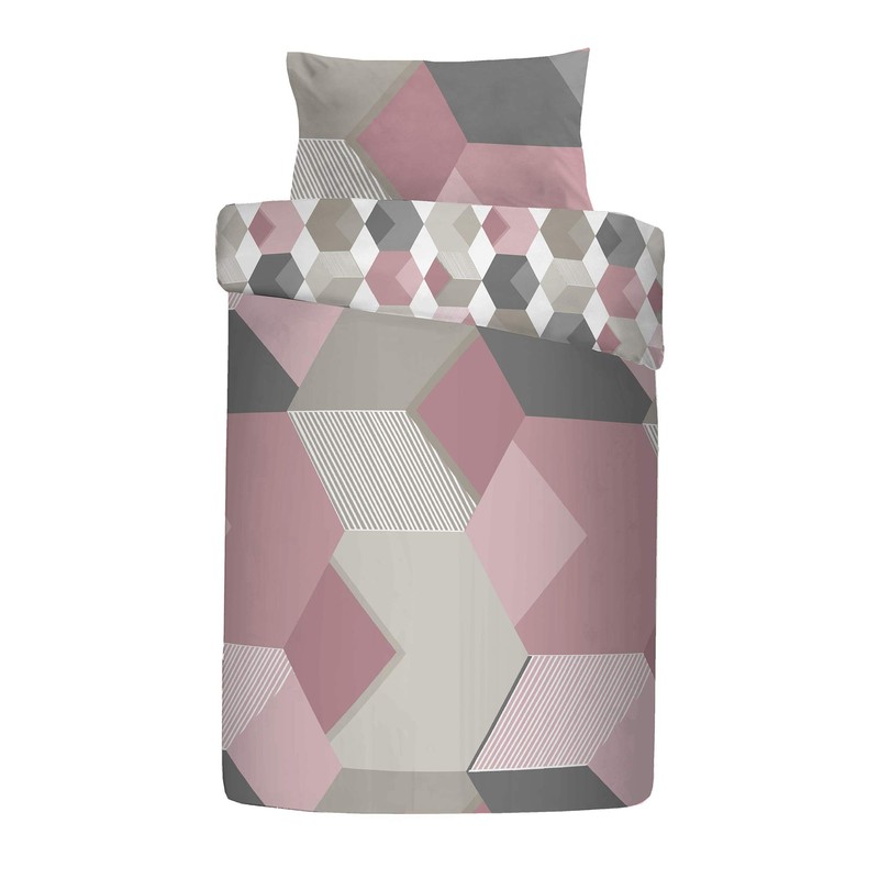 Fusion - Hexagon - Easy Care Duvet Cover Set -