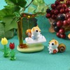 Forkart Cute Handmade Glasswork Swing Total Length: 2.0 inches (50