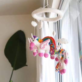 Felt Baby Mobile - Unicorn