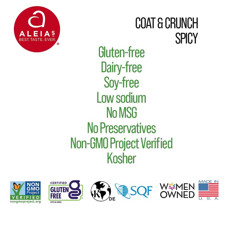ALEIA'S BEST. TASTE. EVER. Crispy Spicy Coat & Crunch -