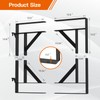 Anti-Sag Gate Kit, Heavy Duty Gate Corner Brace Bracket with