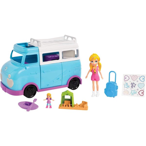 Polly Pocket Active Doll and Vehicle Set