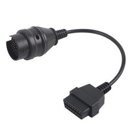 OBD2 Diagnose Adapter, OBDII Adapterkabel 38Pin auf 16Pin für OBD Diagnosegerät, OBD2 Diagnose Kabel für 38 Pin Anschluss, OBD2 38-polig auf 16-polig Verlängerung konvertierung Car Extension Adapter
