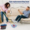 Sgizoku Mop Replacment Head Compatible with Viledar RinseClean Mop Refills