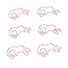 160Pcs Kids Paper Clips Bunny Style Smoothing Strong Metal Exquisite