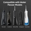 Replacement Heads for Nicwell, Oralfree, WELLFINE, Hangsun, Tovendor Water Flosser,4