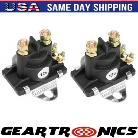 Geartronics 2 PACK New Marine Starter Tilt /Trim Relay Solenoid For MerCruiser 89-96158T 12V
