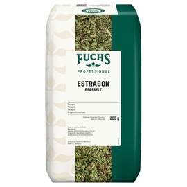 Fuchs Professional - Dragoncello macinato | 200 g in sacchetto riciclabile | Per affinare funghi e pesce al vapore | Qualità professionale per professionisti Ho.re.ca e ristoranti