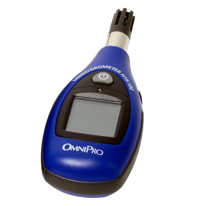 OmniPro Mini Hygrometer H16-100, Compact Digital Humidity and Temperature Measurement