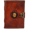 Urban Leather Journal - 3 Moon Brown Tiger Eye Journal