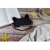 Cat Plush Comfortable Sleep Eye Mask (Black & White Cat)