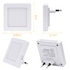 Aigostar Pack of 2 Night Light Socket with Twilight Sensor,