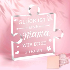 COCHIE Gifts for Mum with Gift Box, Engraved Acrylic Block Puzzle, Perfect as Mother's Day Gifts for Mum or Birthday Gift for Mum