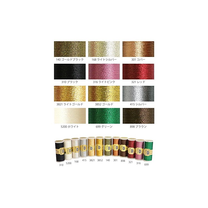 DMC Diamant Metallic Needlework Thread, 38.2-Yard, Light Silver