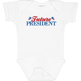 inktastic Future President Baby Bodysuit Newborn 0020 White 2162f