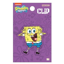 Sunstar Stationery Sponge Bob Clip, Acrylic Clip, C Pattern S3623505