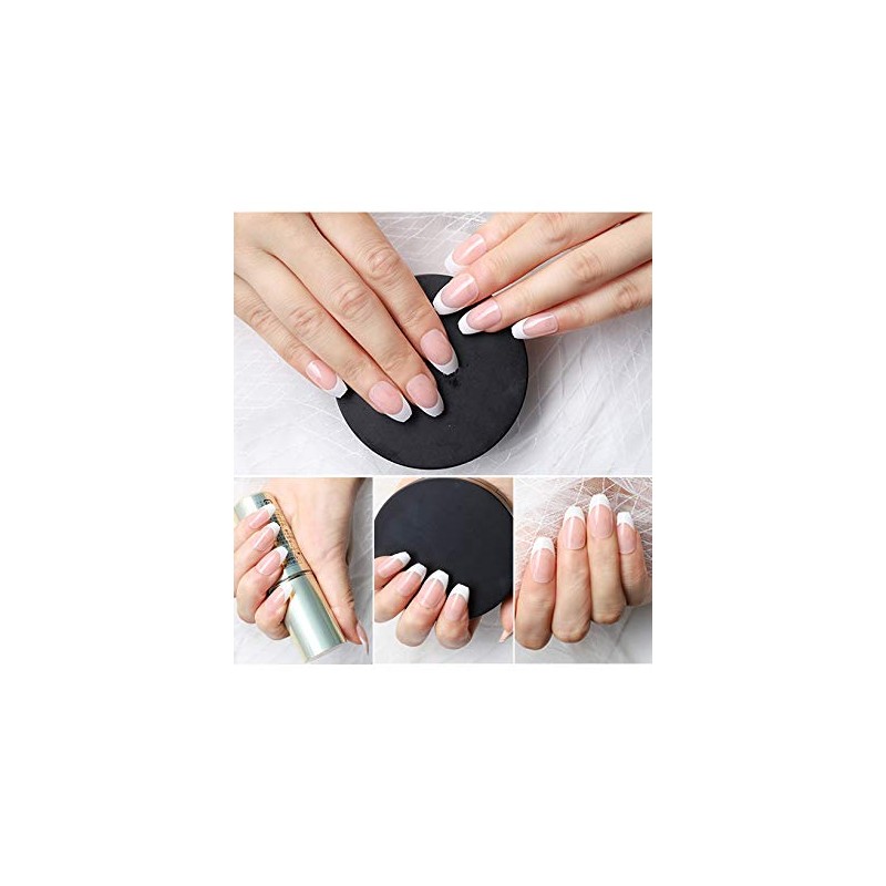 AKH® 12pcs 6 Different Sizes Pre Painted False Nails for