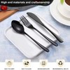 Zyiphor Set of 3 Travel Cutlery with Case, Camping Cutlery