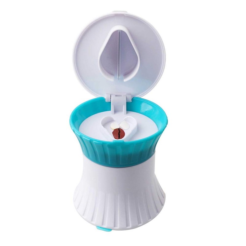 kuou LIding Pill Crusher, 3 in 1 Multifuntion Pill Cutter/Crusher/Box