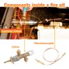 Low Pressure LPG Propane Patio Heater Gas Fireplace Fire Pit