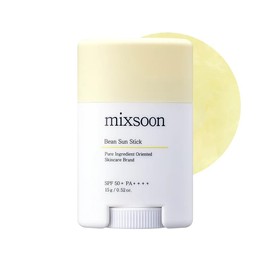MIXSOON Bean Sunstick – Barra Solar Facial Ligera con Extracto de Soya Fermentada SPF 50 15 g
