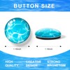 16 Pcs Fridge Magnets Ocean Style Decorative Magnets Cute Glass