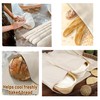 3pcs All-Cotton Tea Towels for Baking Sourdough 45x36cm Unbleached Bread