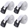 TRIWONDER Cinch Tie Down Strap Lashing Straps Heavy Duty Nylon