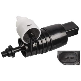 febi bilstein 107463 Washer Pump for Windscreen and Headlight Cleaning System with Sealing Ring