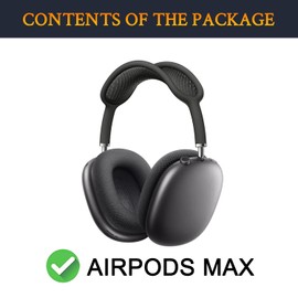 SOULWIT Replacement Ear Pads for AirPods Max Over-Ear Headphones, Ear Pads Cushion with Durable Mesh Fabric, Softer Foam