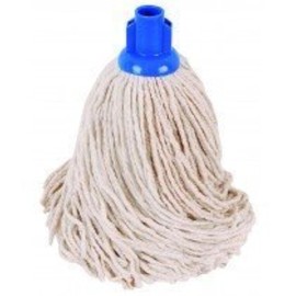 3 X Professional Cotton Mop head with plastic socket. No 16
