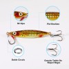 5pcs 60g Señuelos Luminosos Para Pescar Lance Largo Mar Rio