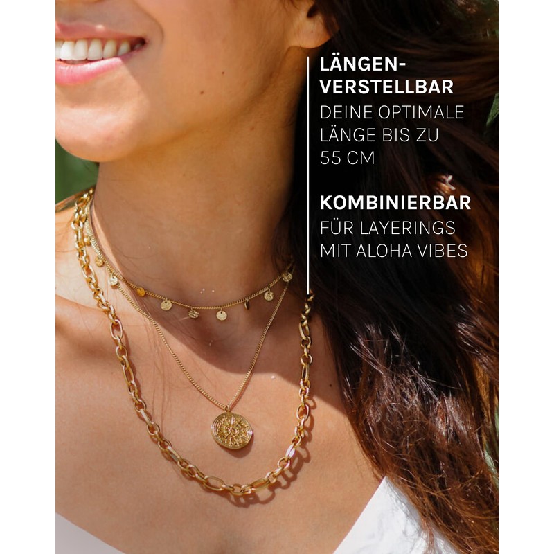 PURELEI® Fashion Show Necklace (Gold, Silver, Rose Gold), Women's Necklace